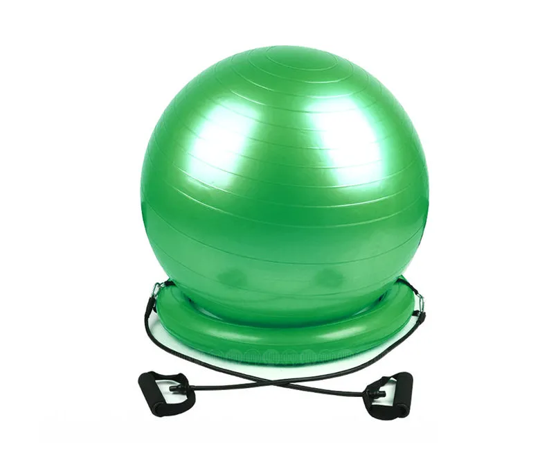 GYM-labda alap- és ellenállásszalagokkal