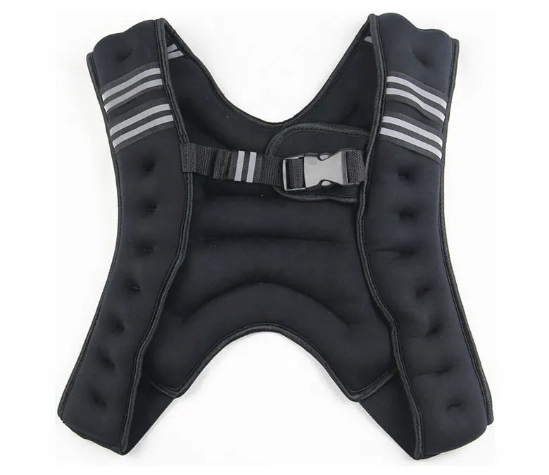 Gyakorlati súlyozott mellény fényvisszaverő csíkkal