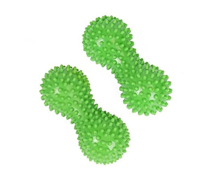 Mogyoró alakú PVC dupla masszázslabda, két méretben