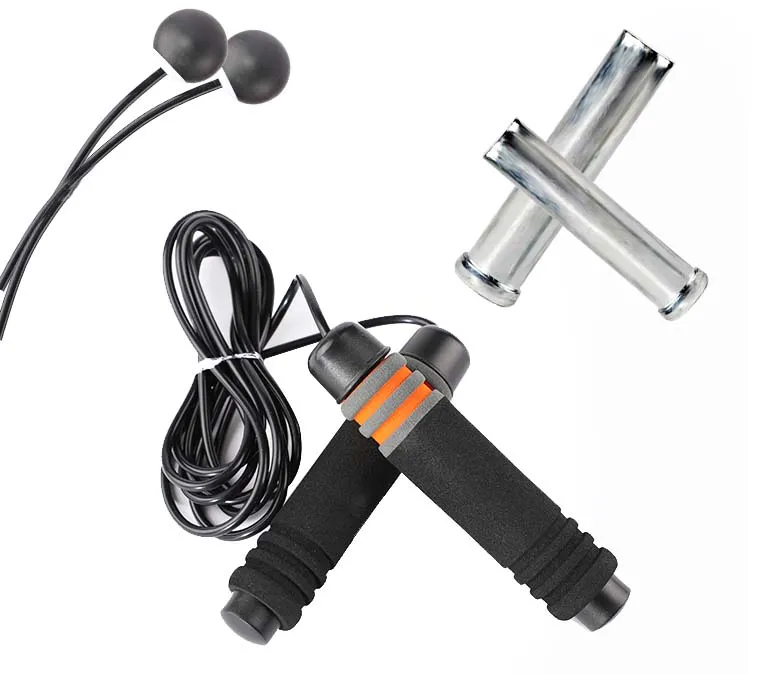 Golyóscsapágyas acél drót ugrókötelek nagykereskedelme két súlyozott tömbbel gyár