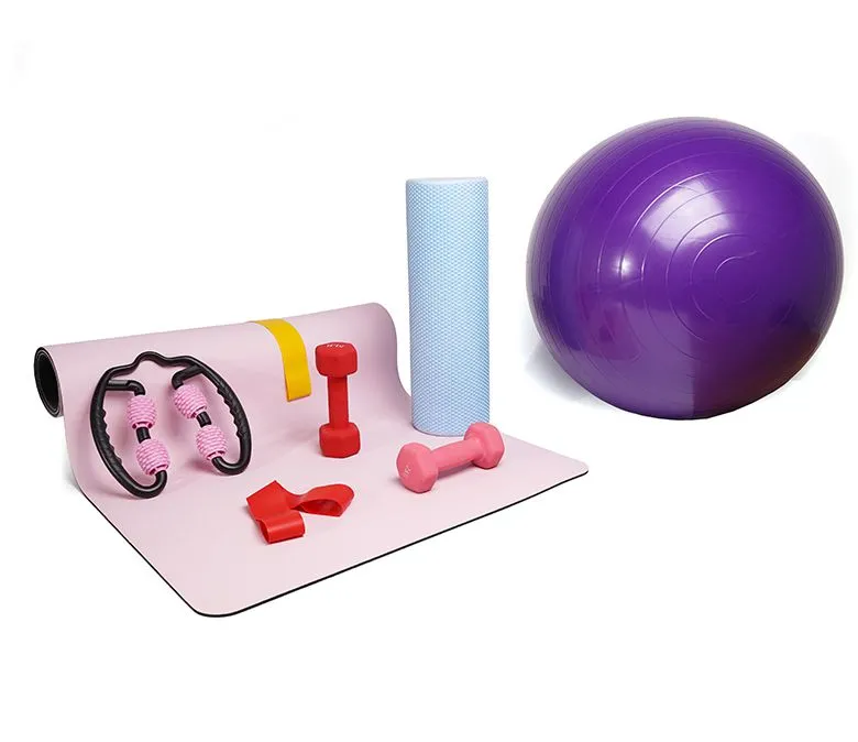 PU jógaszőnyeg nyújtó készlet