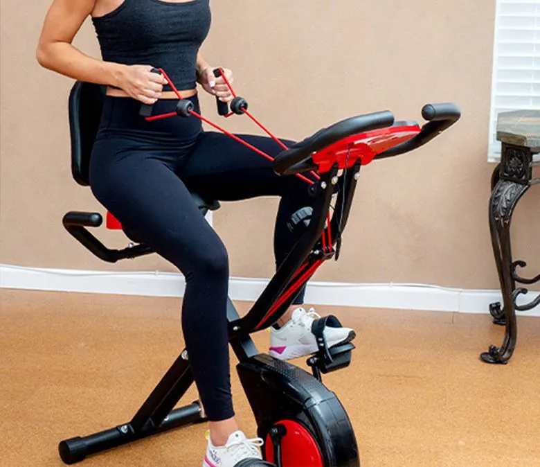 Helytakarékos összecsukható szobakerékpár