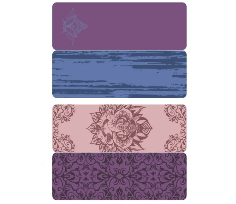 Kétoldalas lézernyomtatott jógaszőnyeg, 6 mm