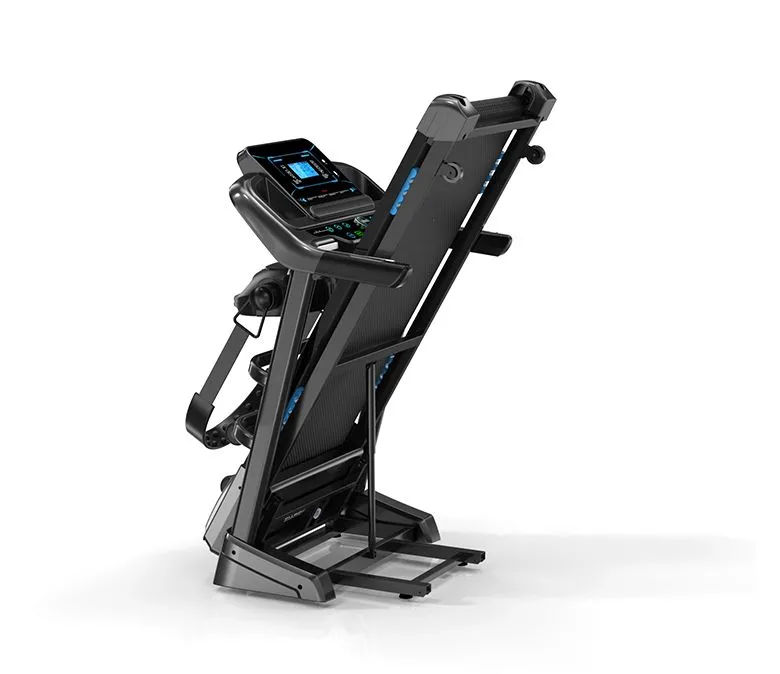 Gyorsan összecsukható félkereskedelmi futópad Intelligens, csendes futópad