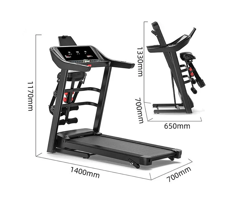 Kereskedelmi tornatermi felszerelések Fitnesz Futó Futópad Gépek Összecsukható Otthoni Séta Futópad