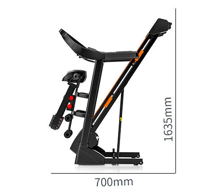 Elektronikus intelligens fitnesz futópad LED kijelző Többfunkciós sportfutópad