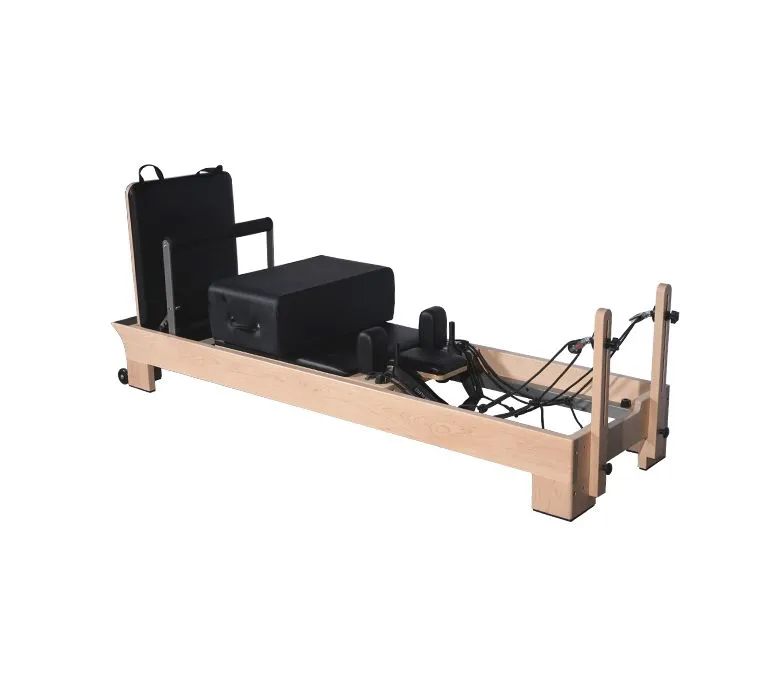 Body Training Core Bed Maple Wood Pilates Reformer gép belső lábtartókkal