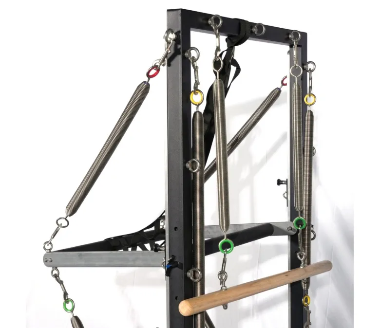 Deluxe tölgyfa pilates reformer féltrapézzel