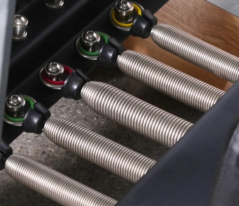 Deluxe tölgyfa pilates reformer féltrapézzel