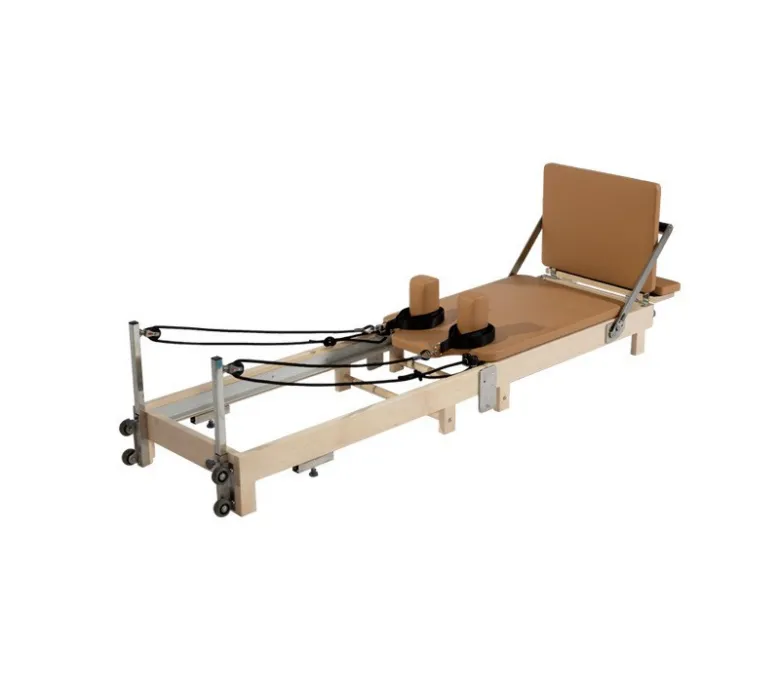 Fából összecsukható Pilates Reformer otthon