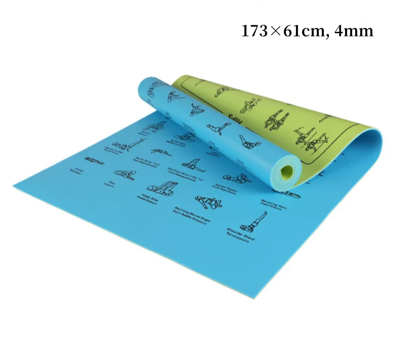 PVC férfi és női csúszásmentes professzionális sportedzőszőnyeg