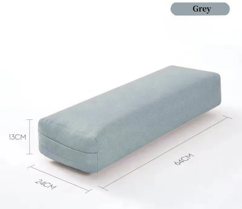 Yoga Bolster Pillow Premium Meditation Bolsters Támogató téglalap alakú párna