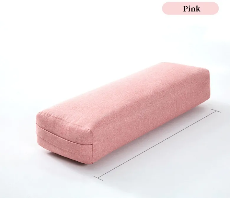 Yoga Bolster Pillow Premium Meditation Bolsters Támogató téglalap alakú párna
