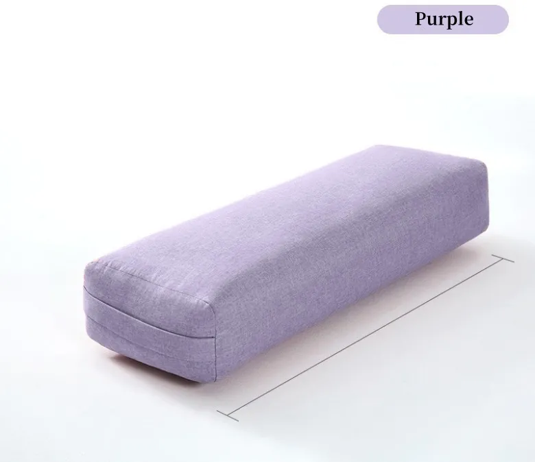 Yoga Bolster Pillow Premium Meditation Bolsters Támogató téglalap alakú párna