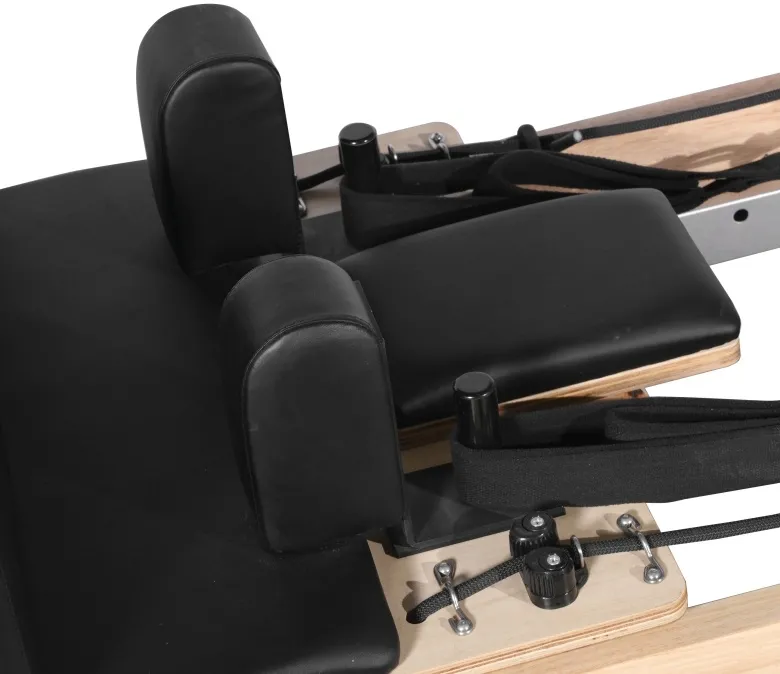 Deluxe tölgyfa pilates reformer féltrapézzel