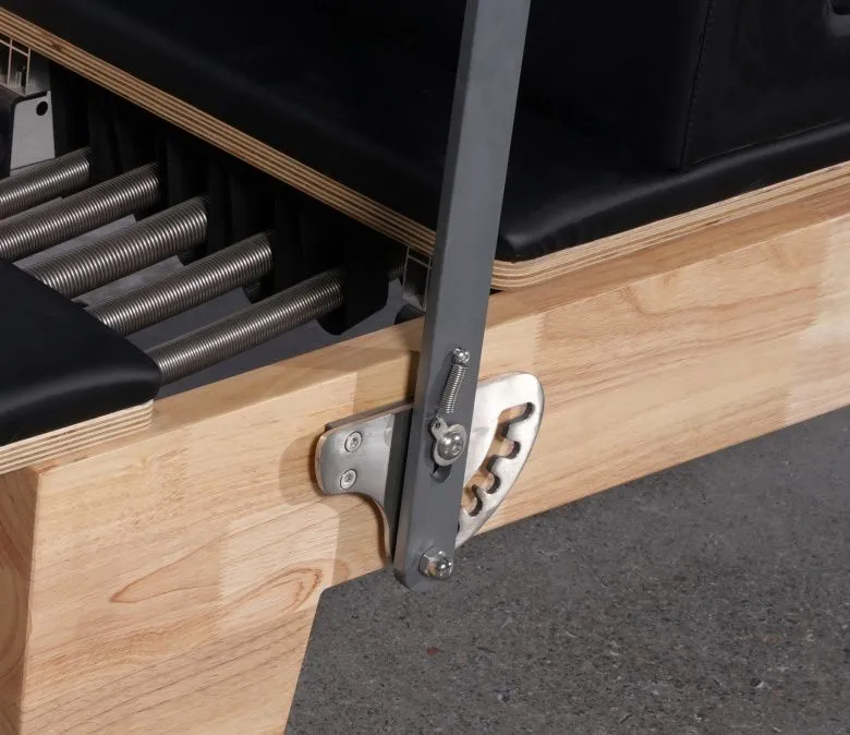 Deluxe tölgyfa pilates reformer féltrapézzel