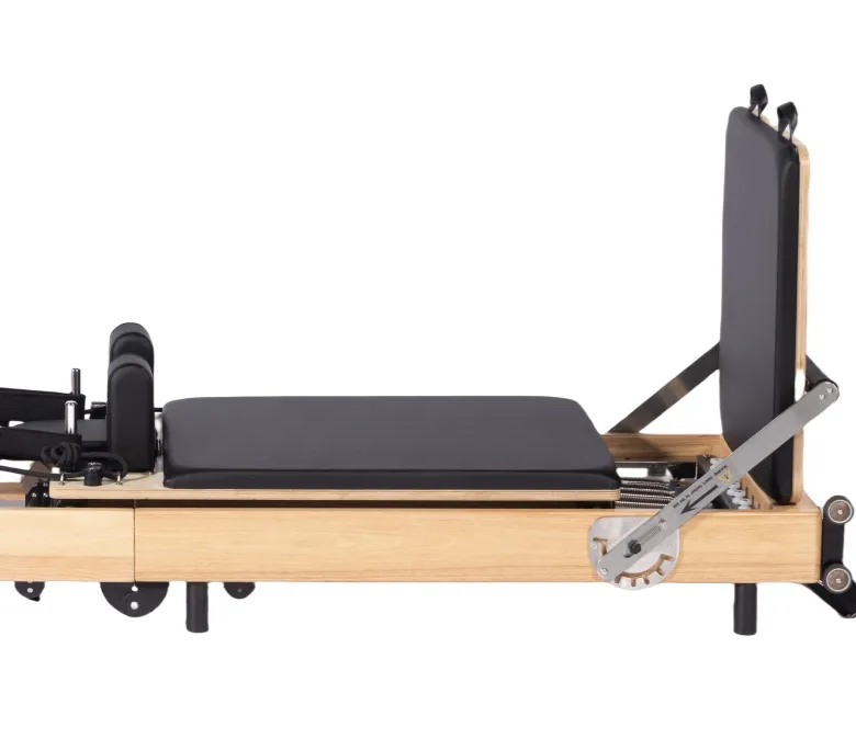 Ízületmentes tölgy összecsukható Pilates Reformer