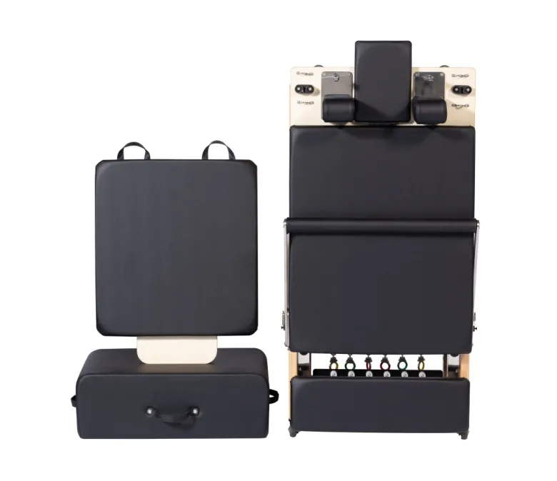 Ízületmentes tölgy összecsukható Pilates Reformer