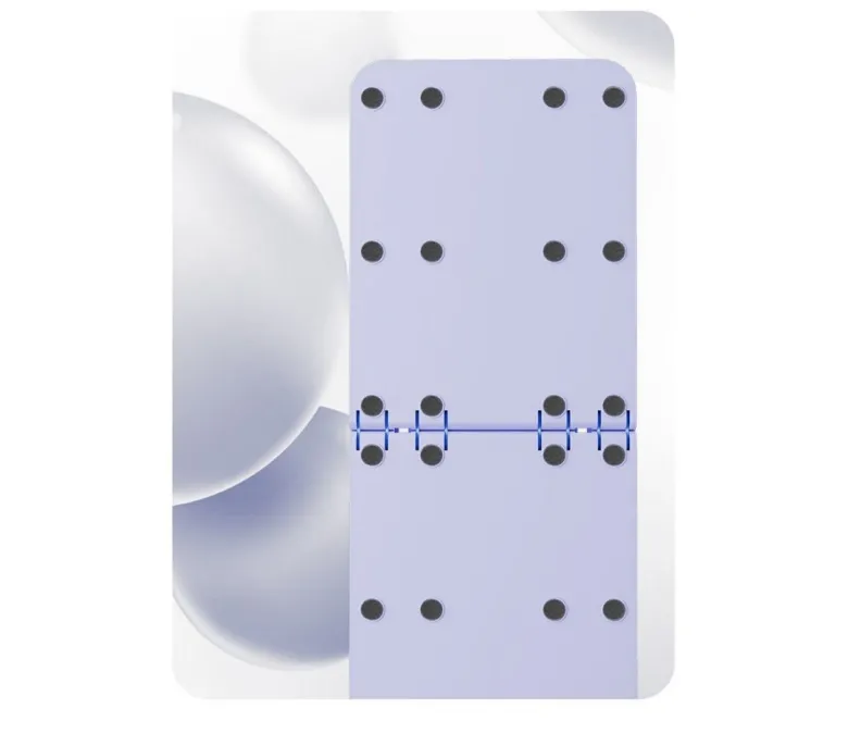 5 az 1-ben többfunkciós, összecsukható Pilates hasi deszka hordozható reformer