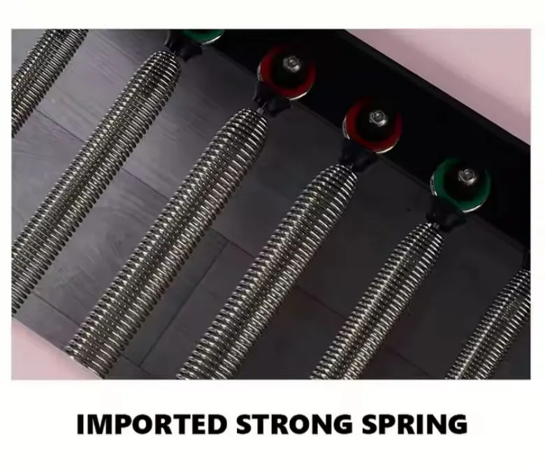 Fehérre festett tölgy rózsaszín pilates felszerelés