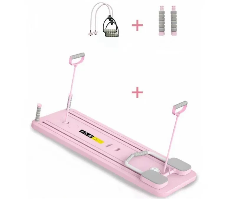 5 az 1-ben többfunkciós, összecsukható Pilates hasi deszka hordozható reformer