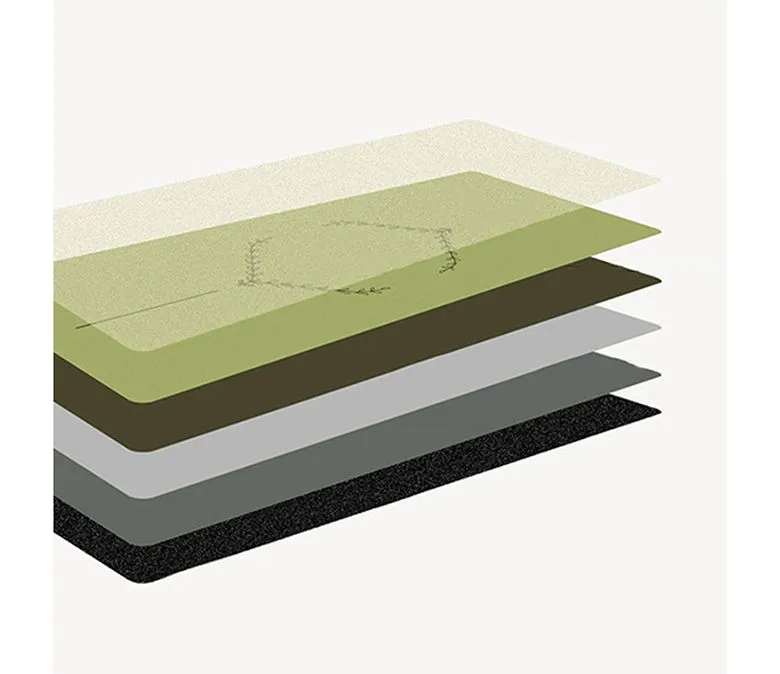 Új, korszerűsített fűtésű matt PU gumi jógaszőnyeg