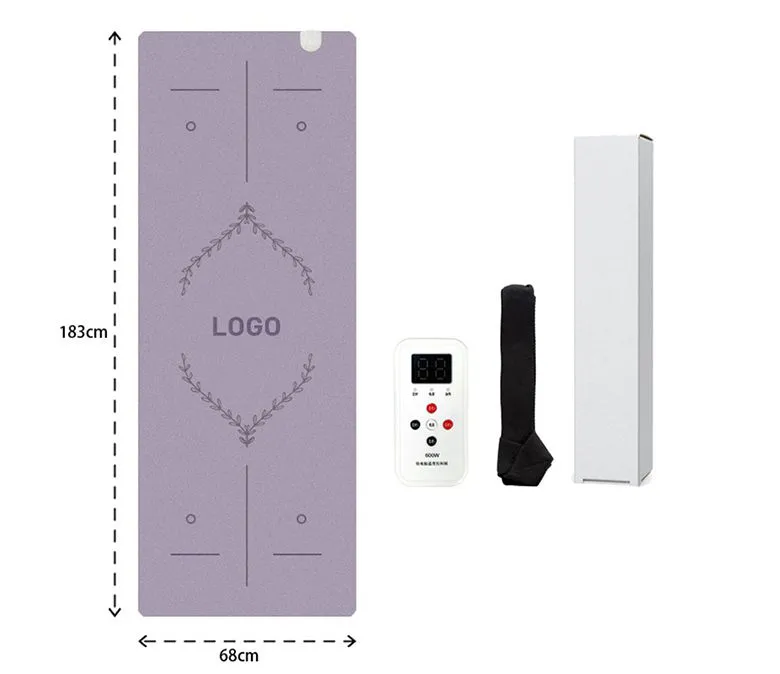 Új, korszerűsített fűtésű matt PU gumi jógaszőnyeg