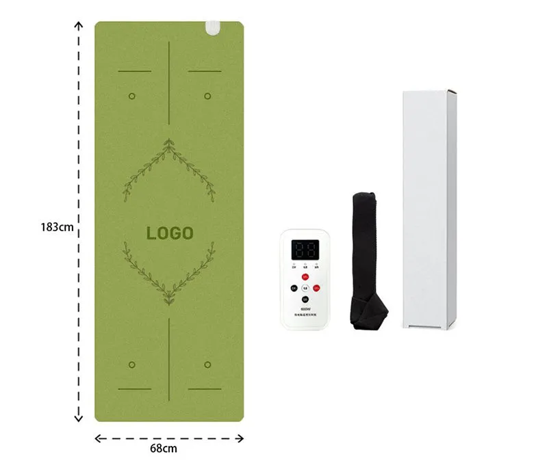 Új, korszerűsített fűtésű matt PU gumi jógaszőnyeg