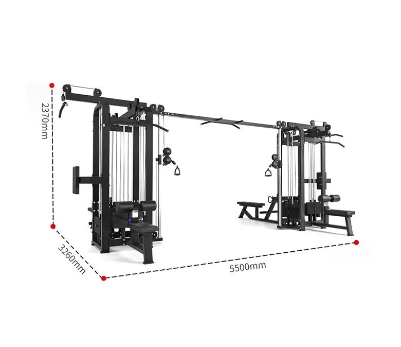 Multi Jungle 8 Stations gépi edzőtermi berendezések