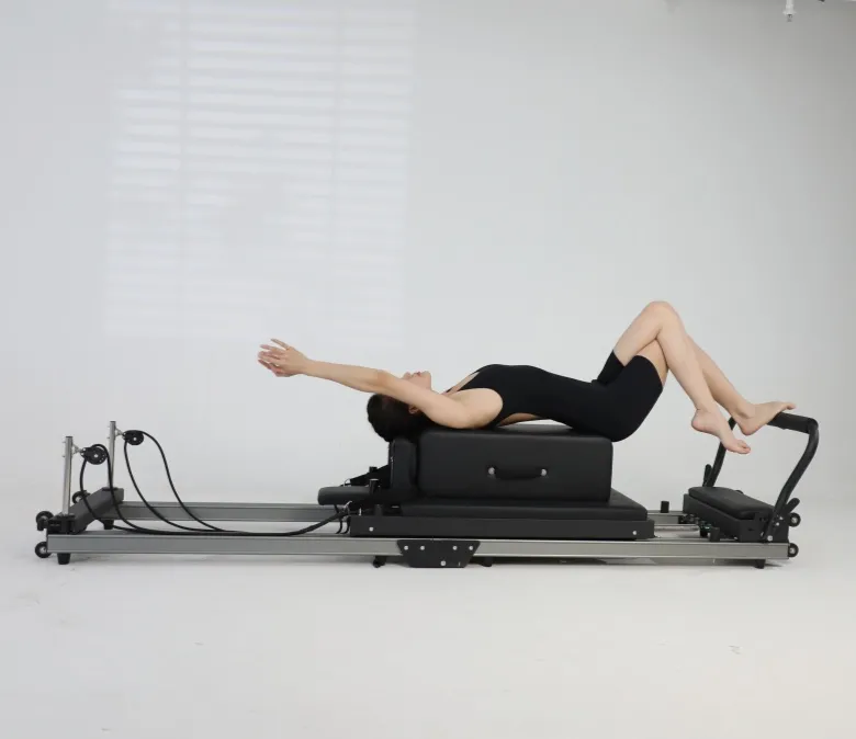 Wavar® Exkluzív Design Patent Alumíniumötvözet Összecsukható Pilates Reformer Hordozható Reformer