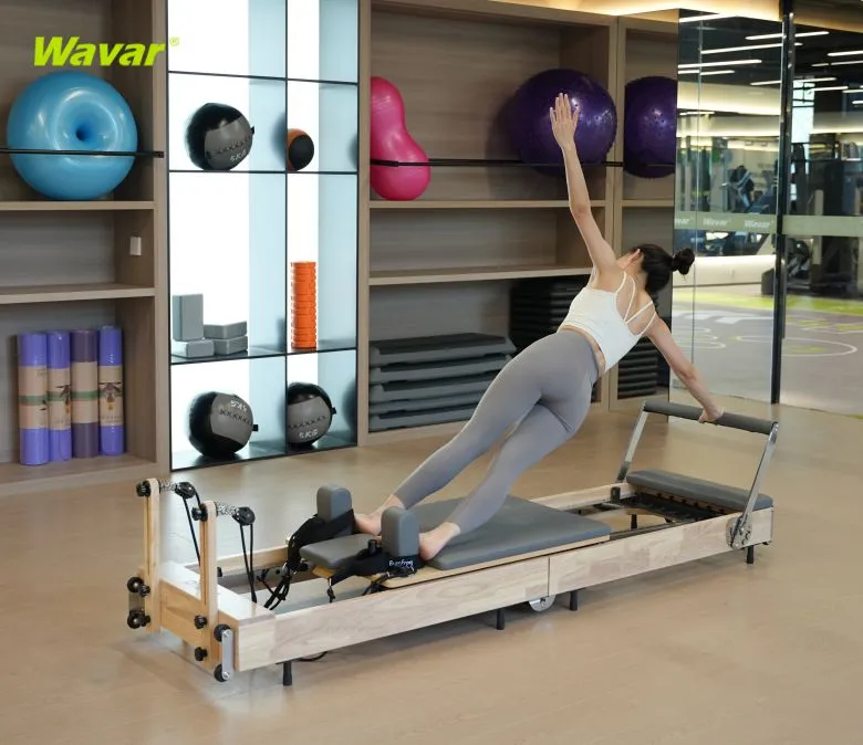 Összecsukható Fa Body Balance Pilates Core Bed Reformer Hordozható reformer