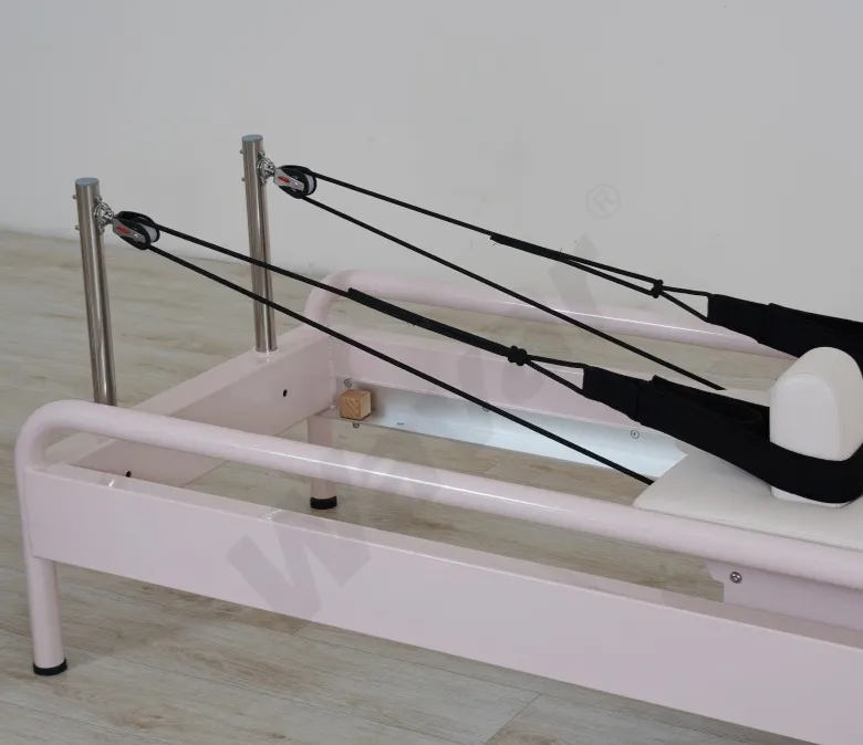 Új Pink Steel Pilates Reformer beépített lábszárral
