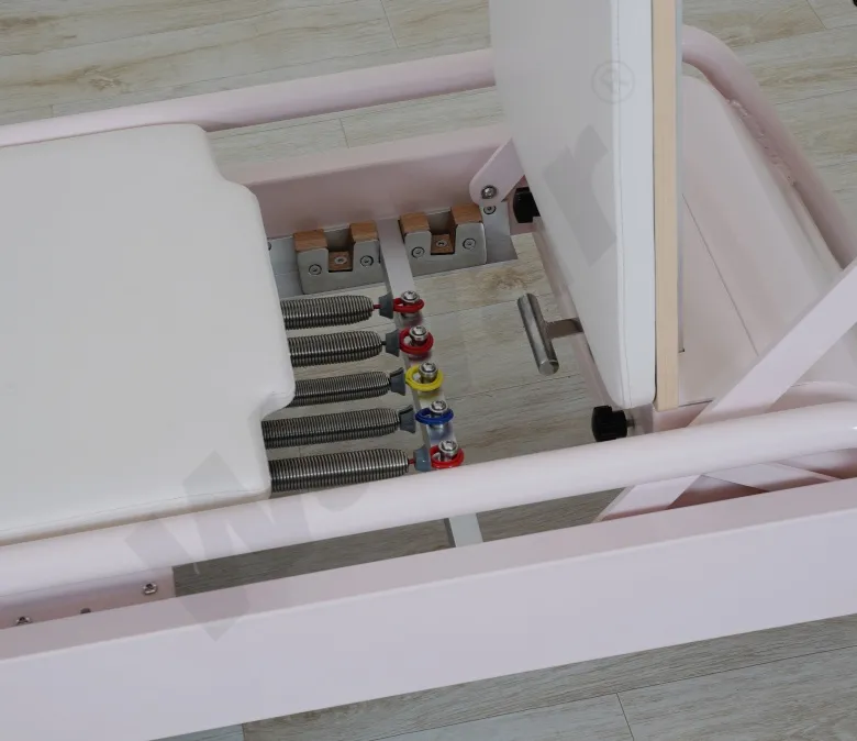 Új Pink Steel Pilates Reformer beépített lábszárral