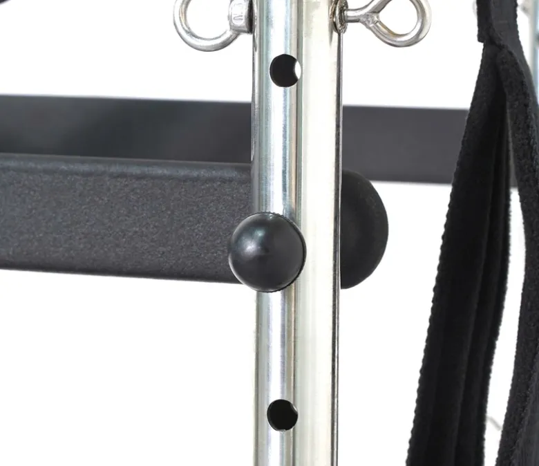 Full Track alumíniumötvözetből készült pilates reformer toronnyal