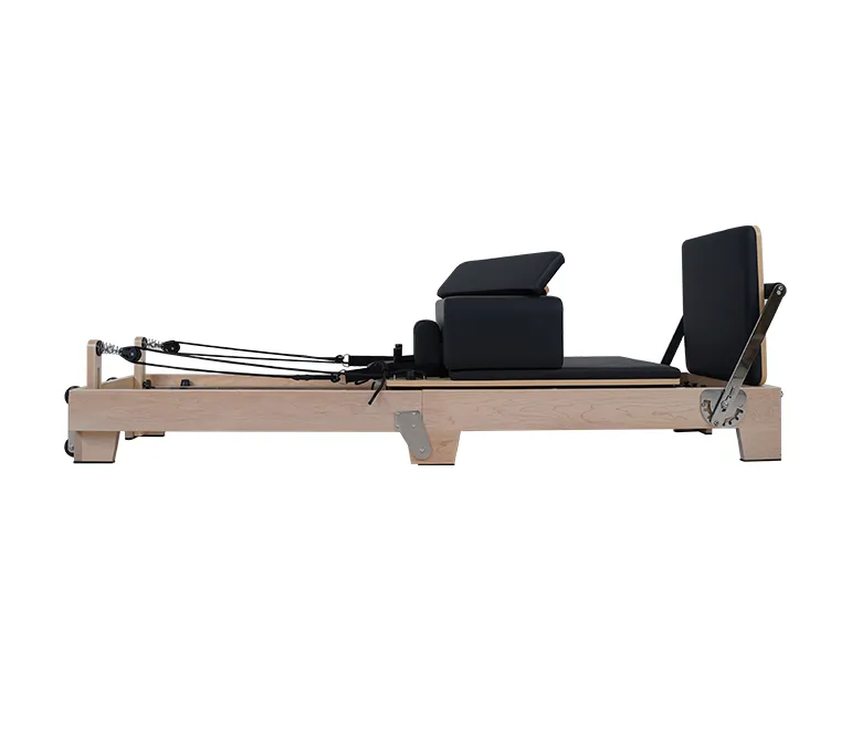Advanced Maple Folding Pilates Reformer fa lábbal