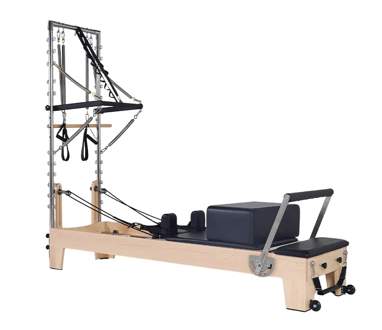 Studio Pilates Maple Reformer féltrapézzel