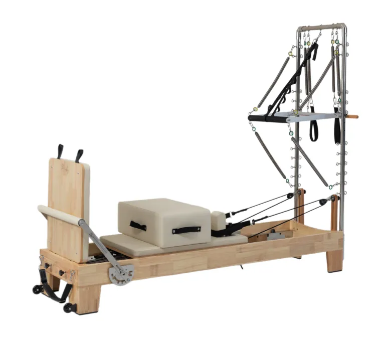 Pilates reformátor toronnyal